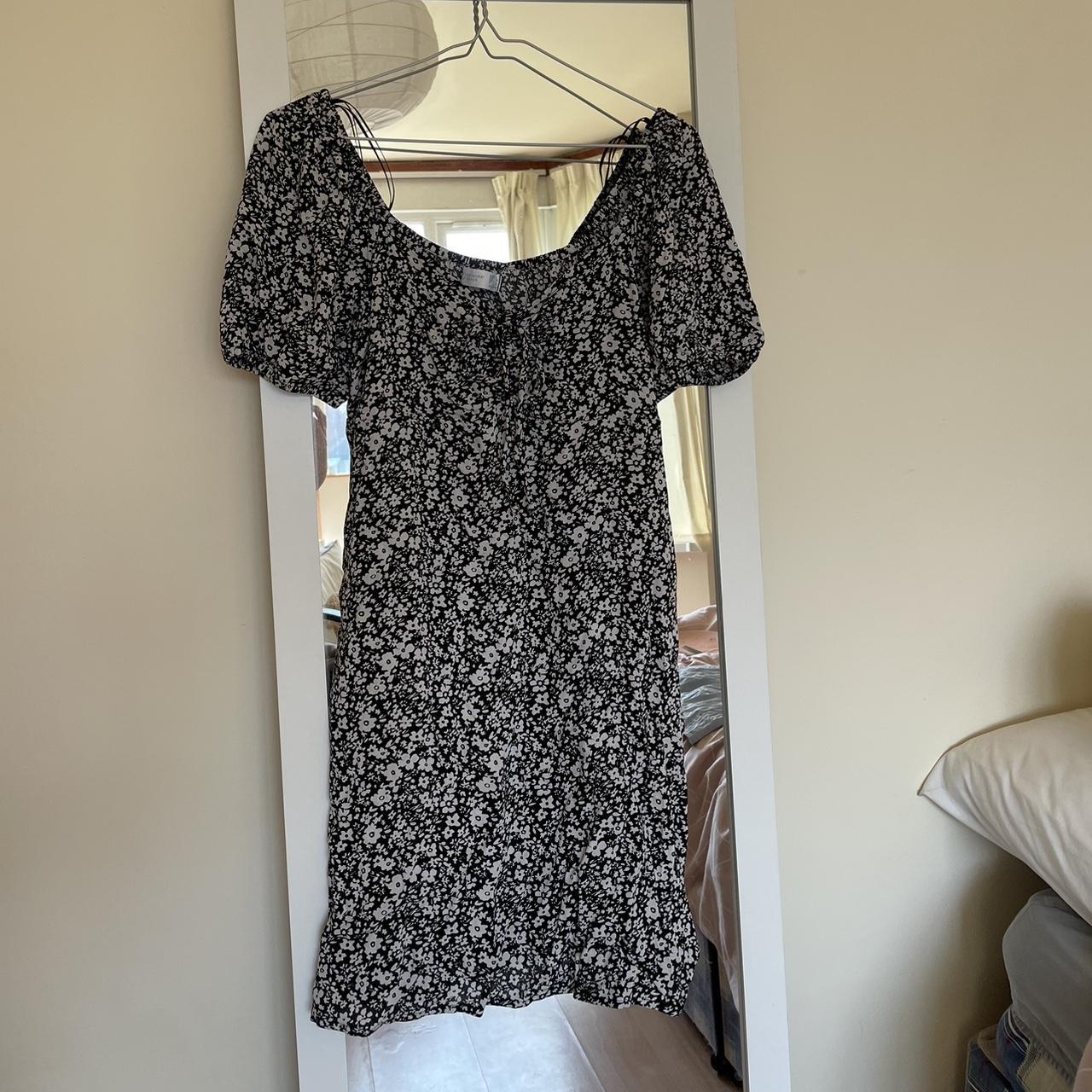 Primark Women's Black and White Dress | Depop