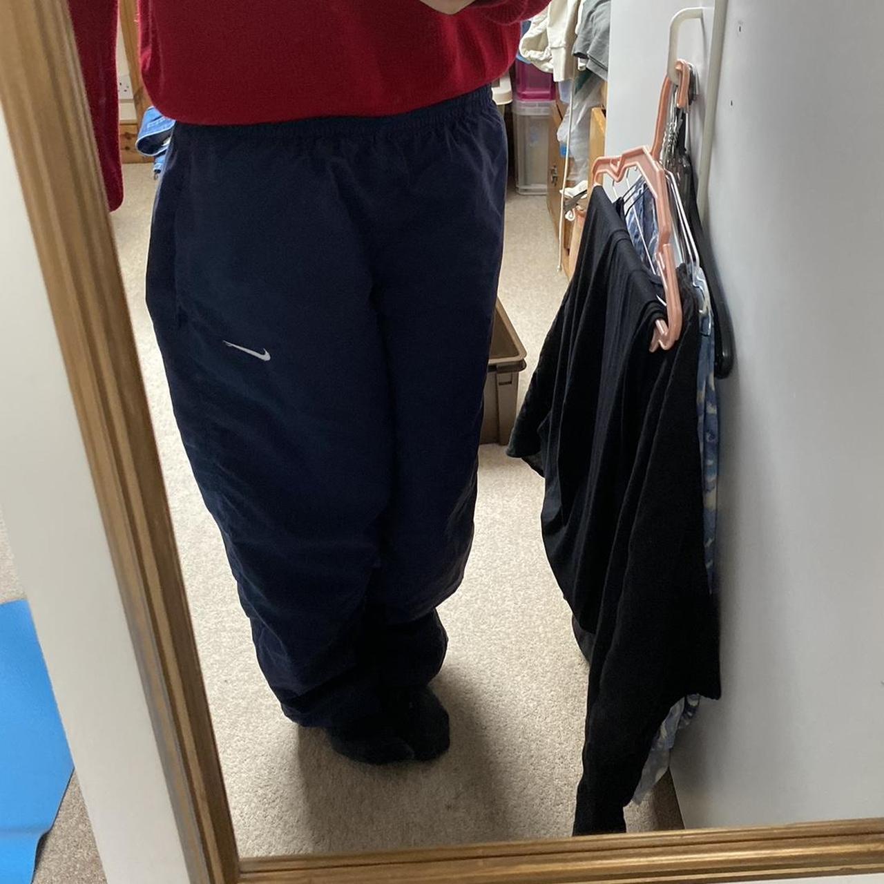 mens navy nike tracksuit bottoms