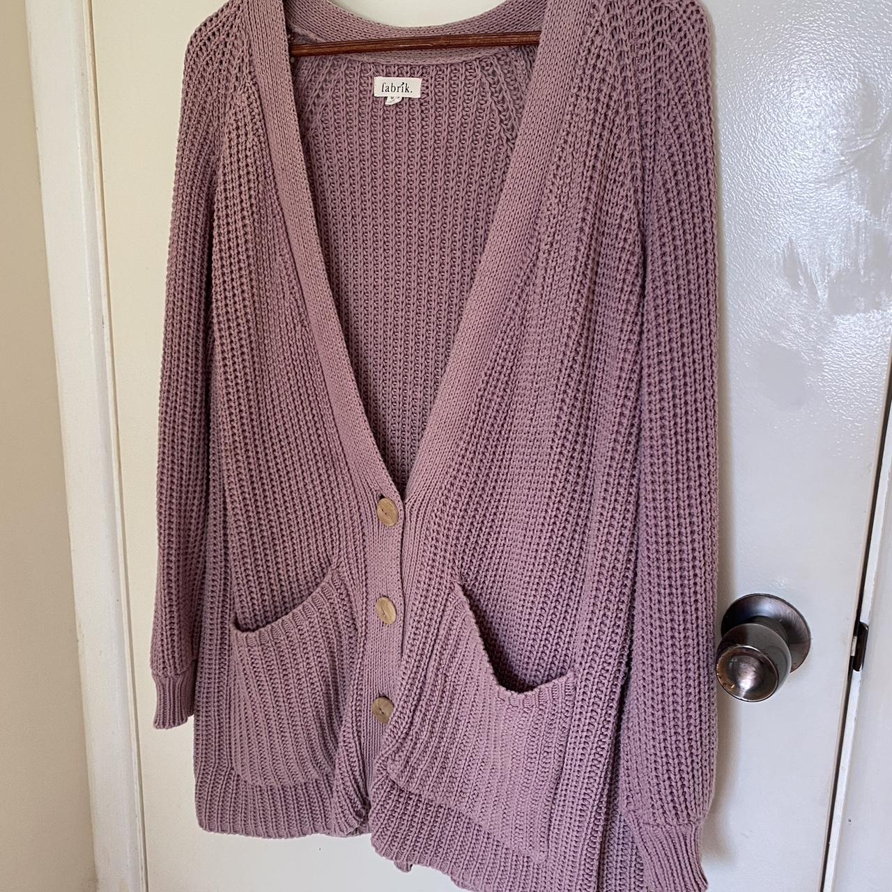 Mauve hotsell long cardigan