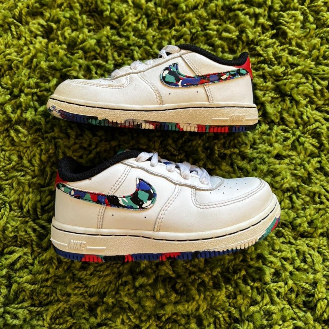 melted crayon air force ones