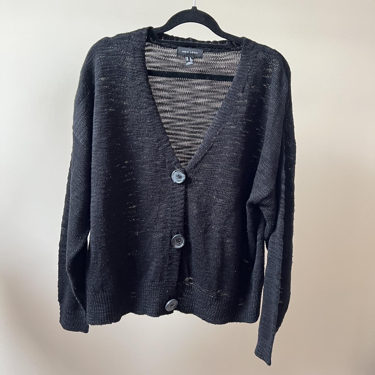 New Look black cardigan worn a couple of times and... - Depop