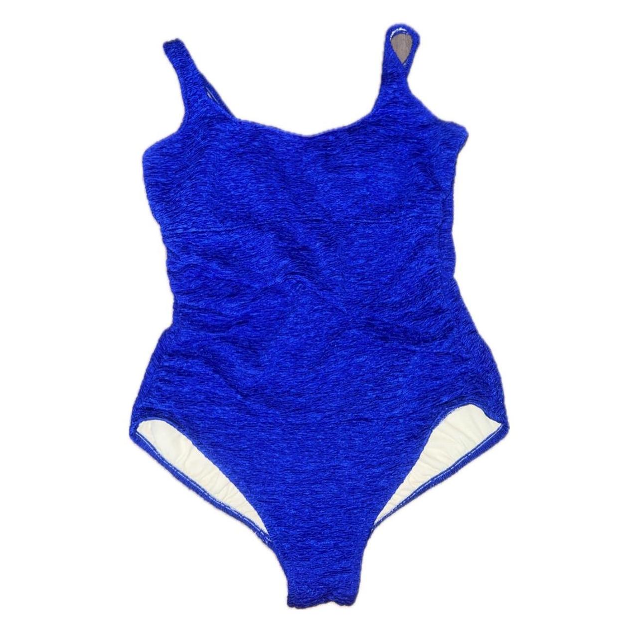 Royal blue color one piece swimsuit 💙 Open... Depop