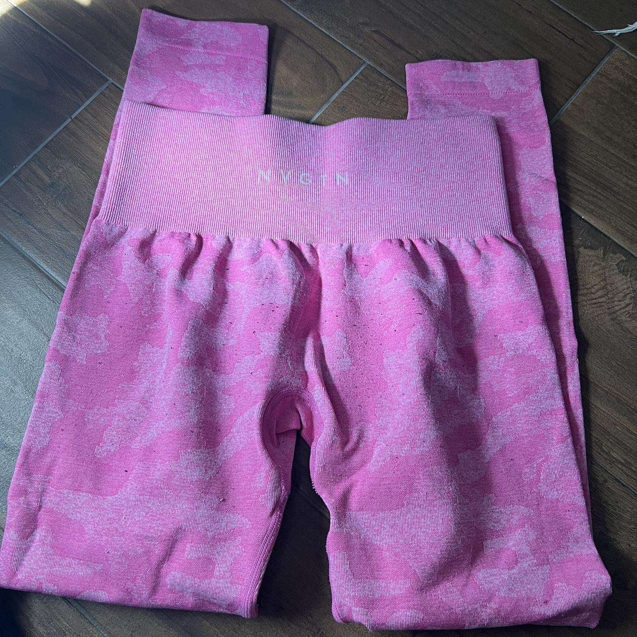 Gymshark Women's Pink Leggings Depop