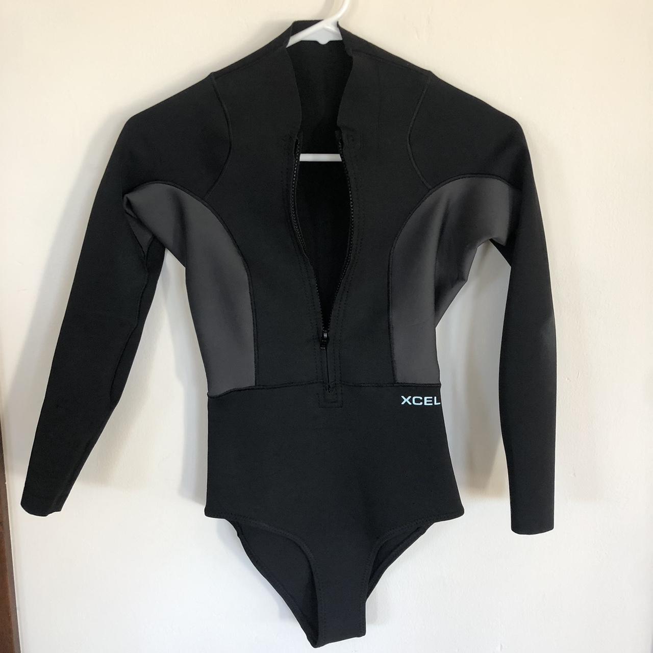 Xcel Women’s Front Zip Bikini Cut Springsuit in... Depop