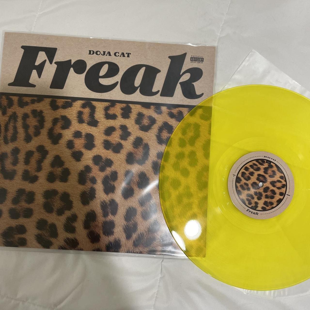 freak doja cat yellow single vinyl TAKING OFFERS!!... - Depop