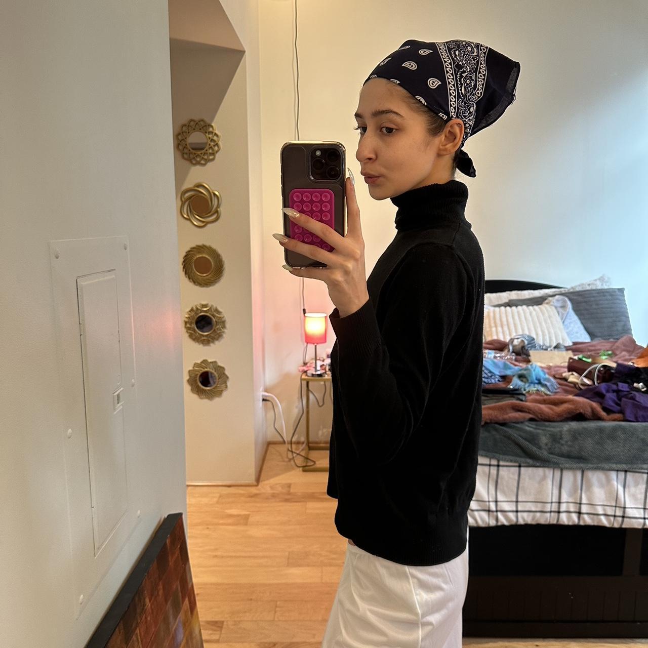 Merona Women's Sweater Black XL – Merona Black turtle neck