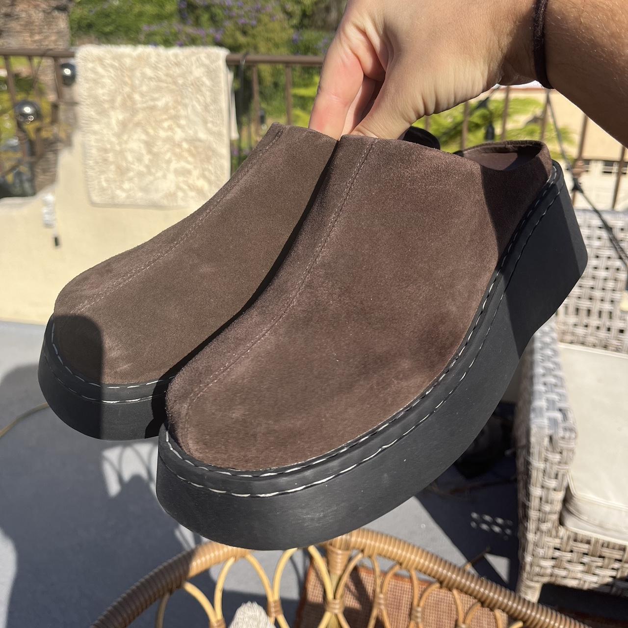 UNIF lurk mule in brown. Brand new and never worn.... - Depop