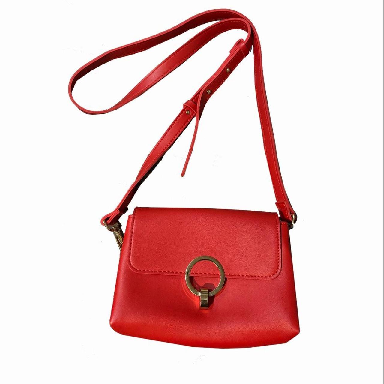 Topshop red purse sale