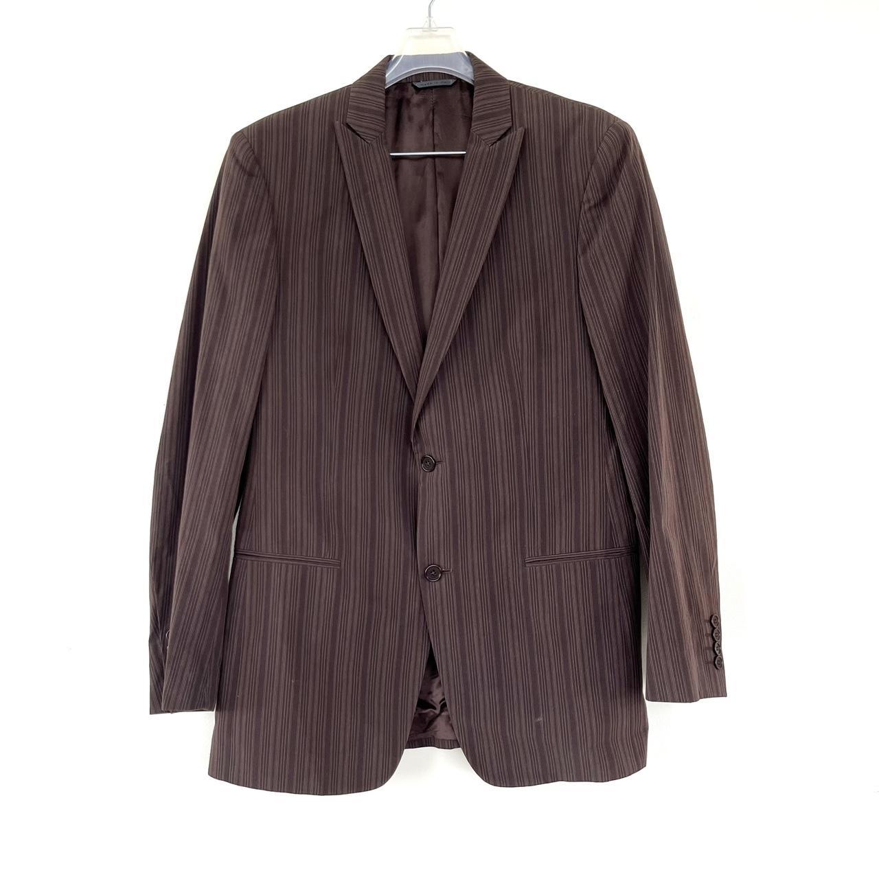 John Varvatos Men's Brown Tailored-jackets | Depop