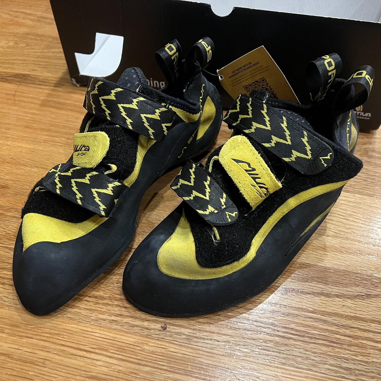 REI Co-op Men's Yellow and Black Footwear | Depop