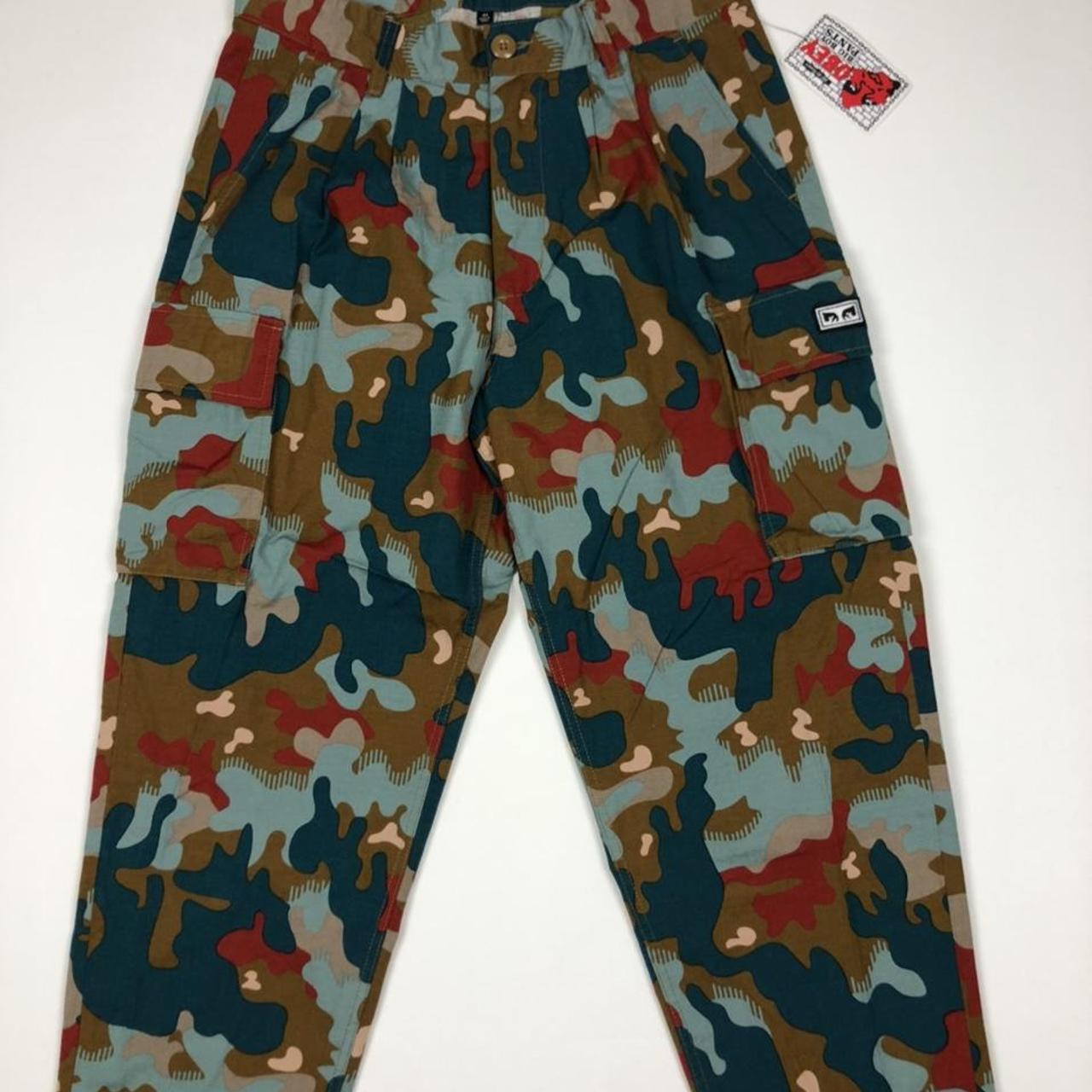 OBEY cargo camo pants Deadstock - new with... - Depop