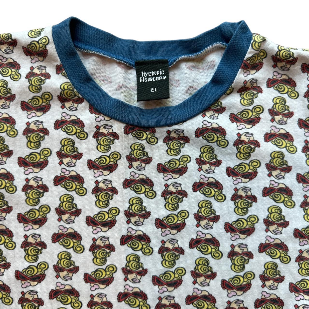 Hysteric glamour mini all over pattern baby tee...