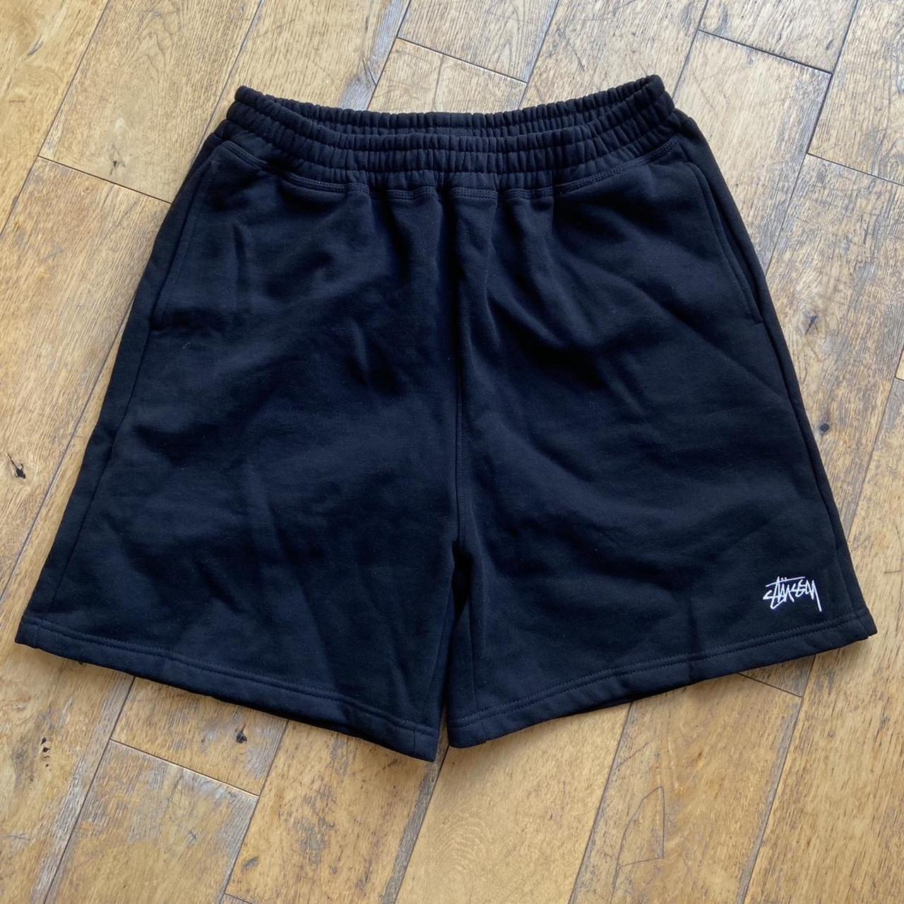 Stussy volume pleated shorts with a set in wrinkle. | Depop