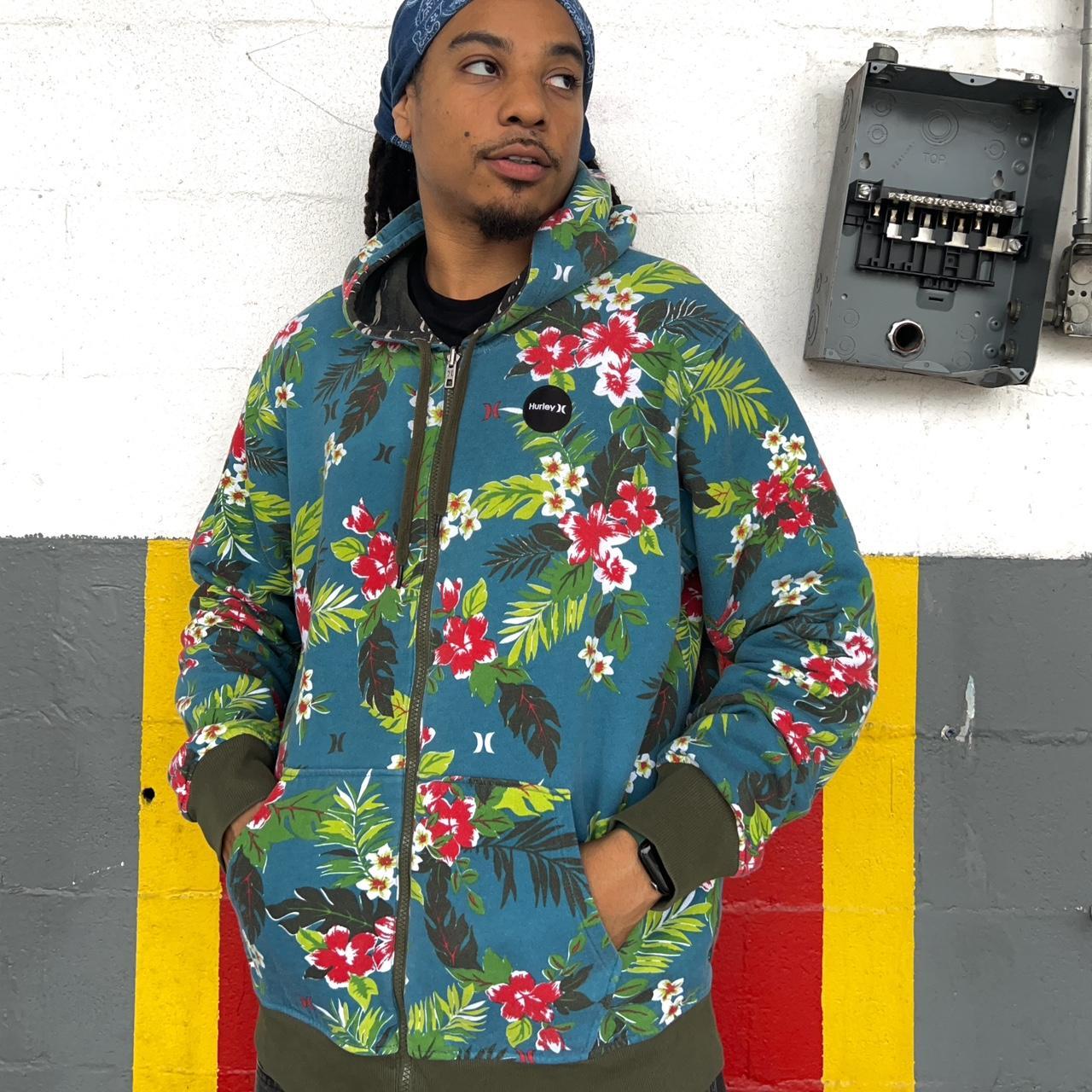 Hurley 2025 floral hoodie