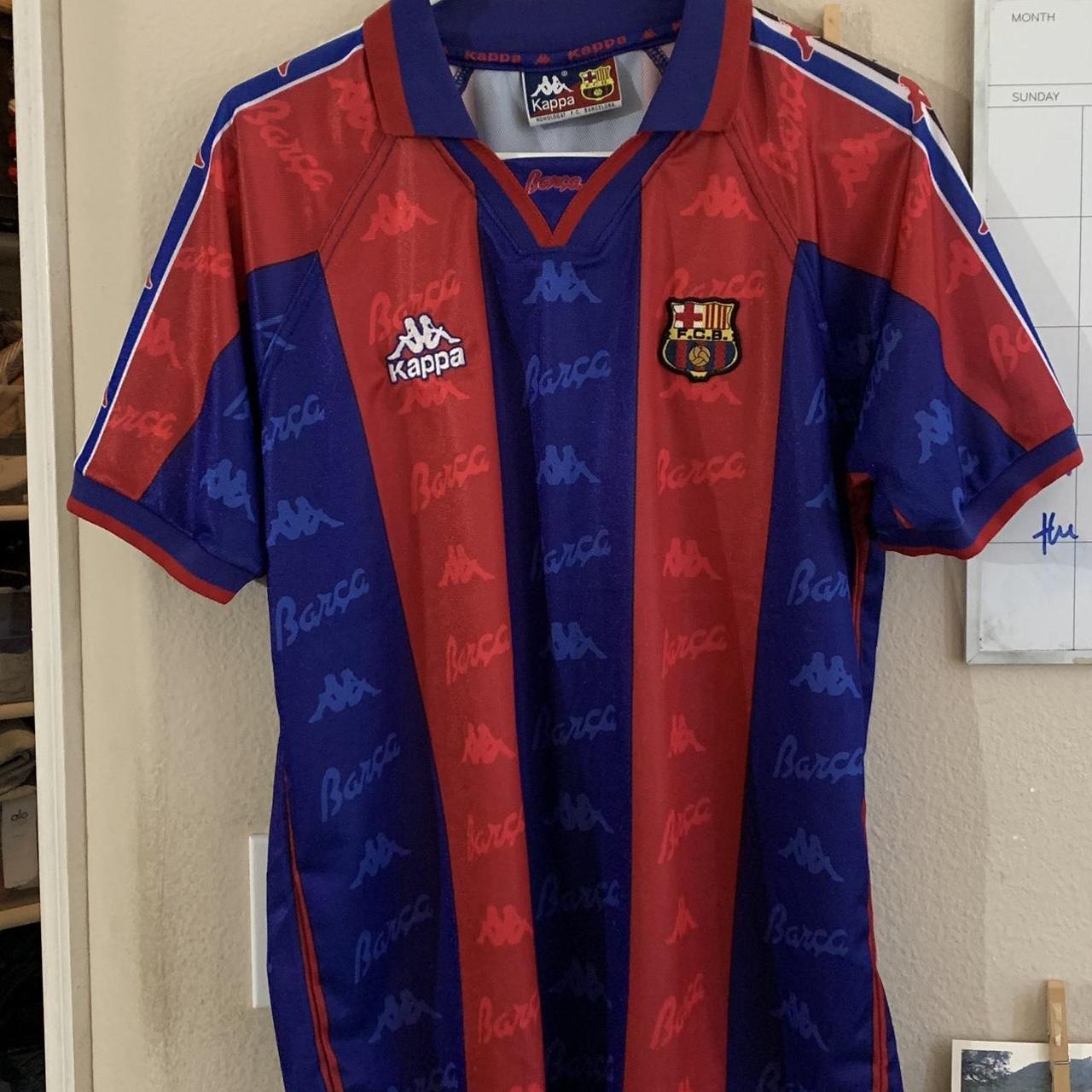 FC Barcelona Jersey by Kappa vintage from their... - Depop
