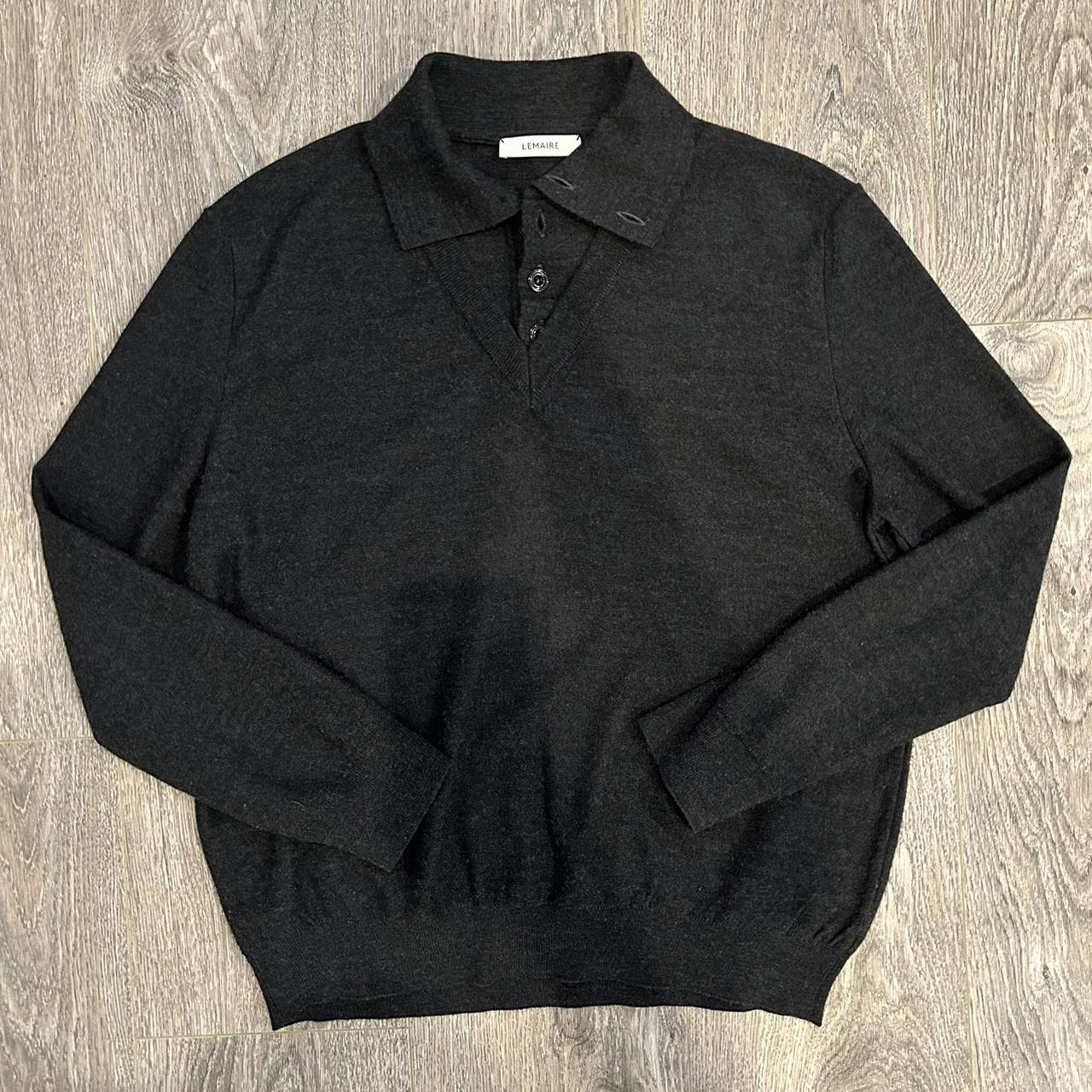 Lemaire black polo 10/10 no flaws Selling at... - Depop