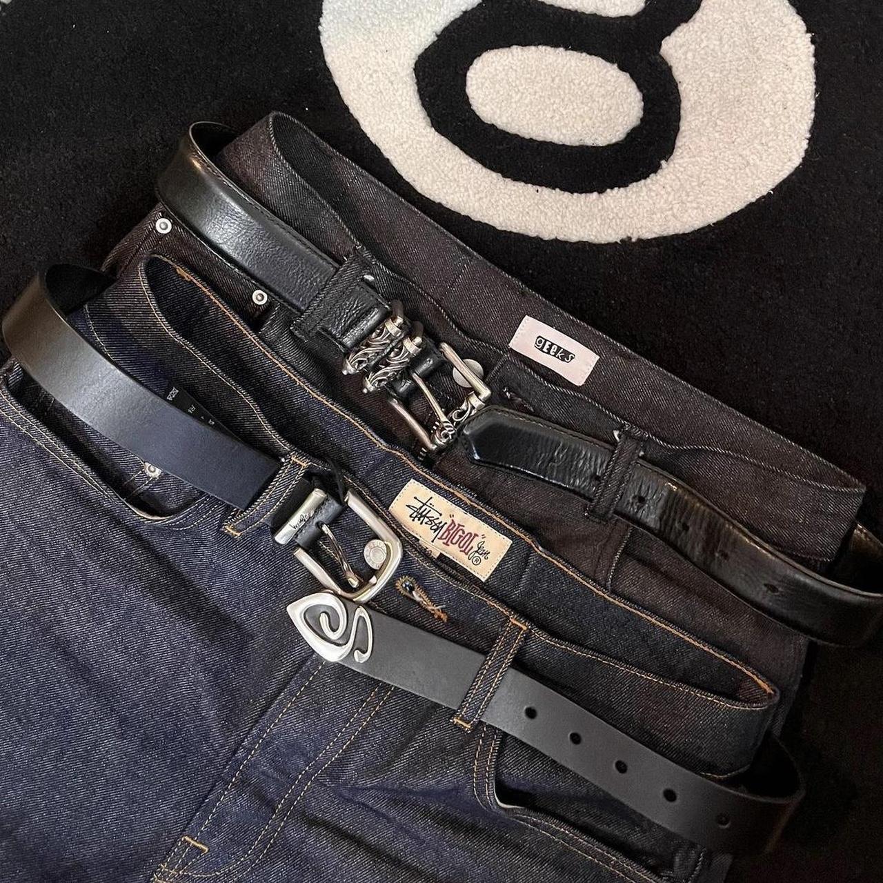 Buy Stussy Metal S Tip Belt 'Bone' - 135191 BONE | GOAT IT