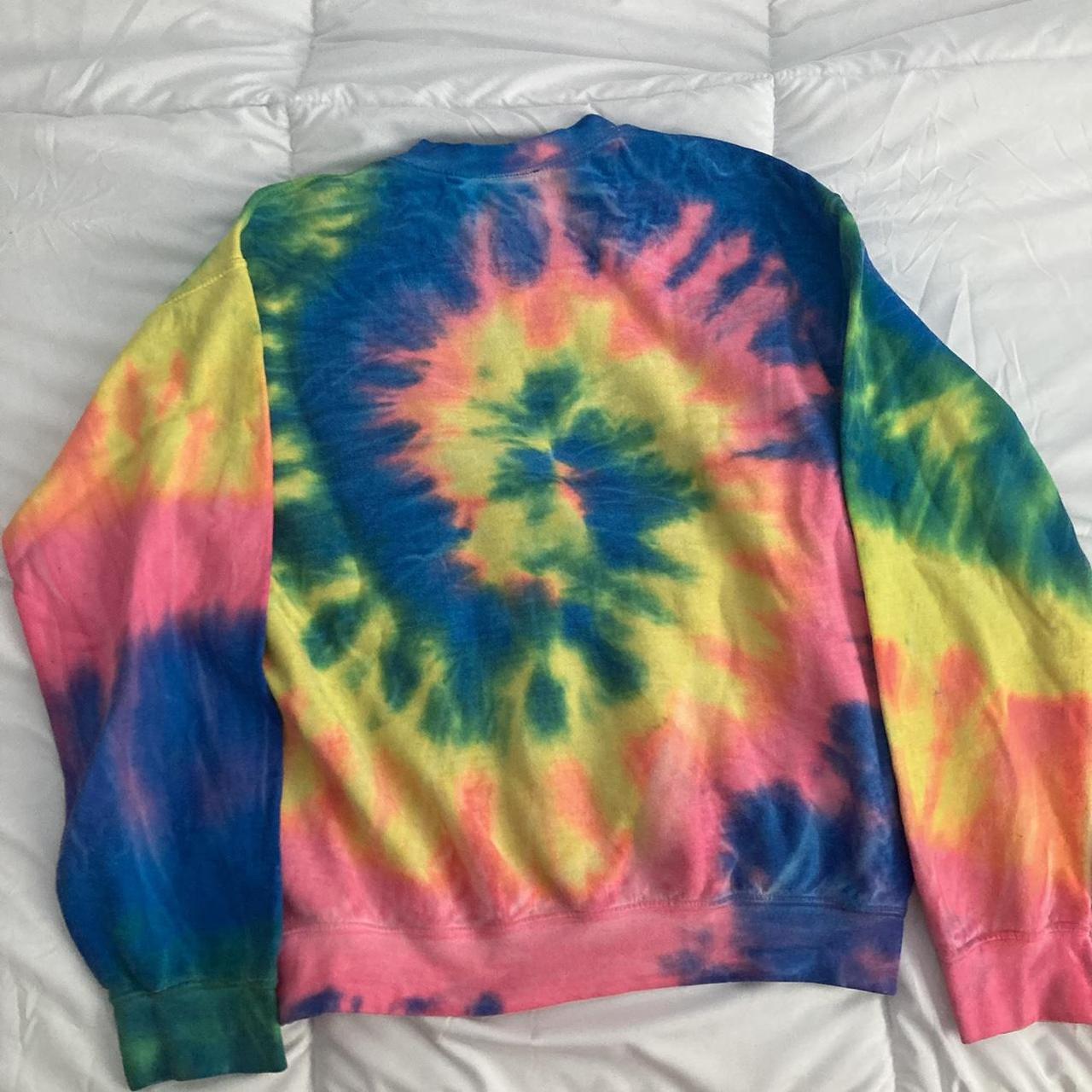 rick and morty tie dye sweatshirt