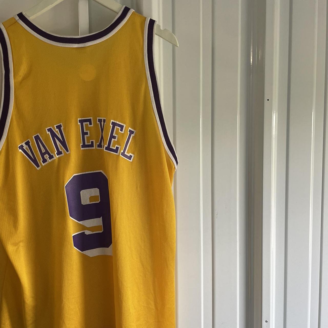 Vintage Champion Los Angeles Lakers Nick Van Exel - Depop