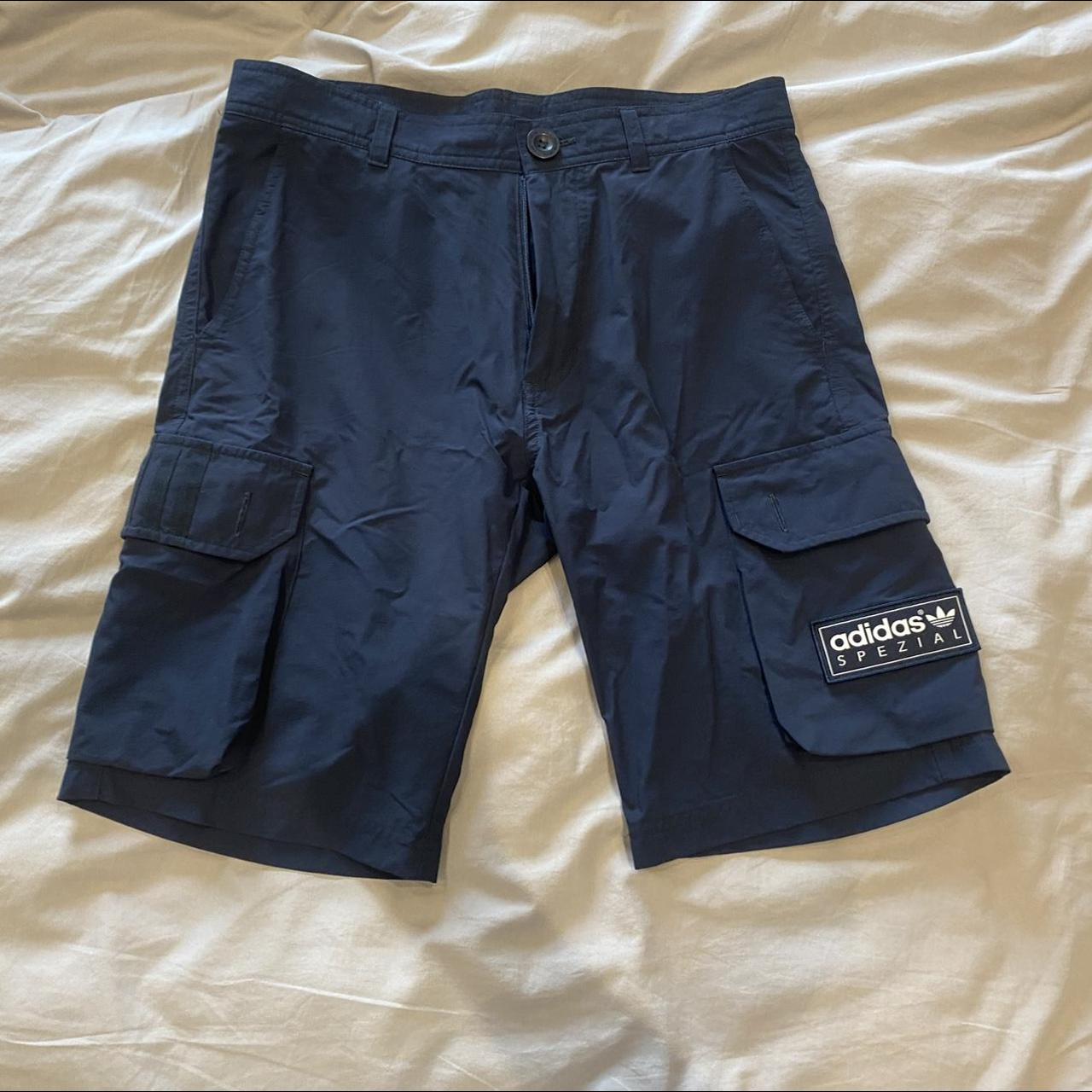 Adidas Aldwych Spezial Cargo Shorts Size: 28 waist... - Depop