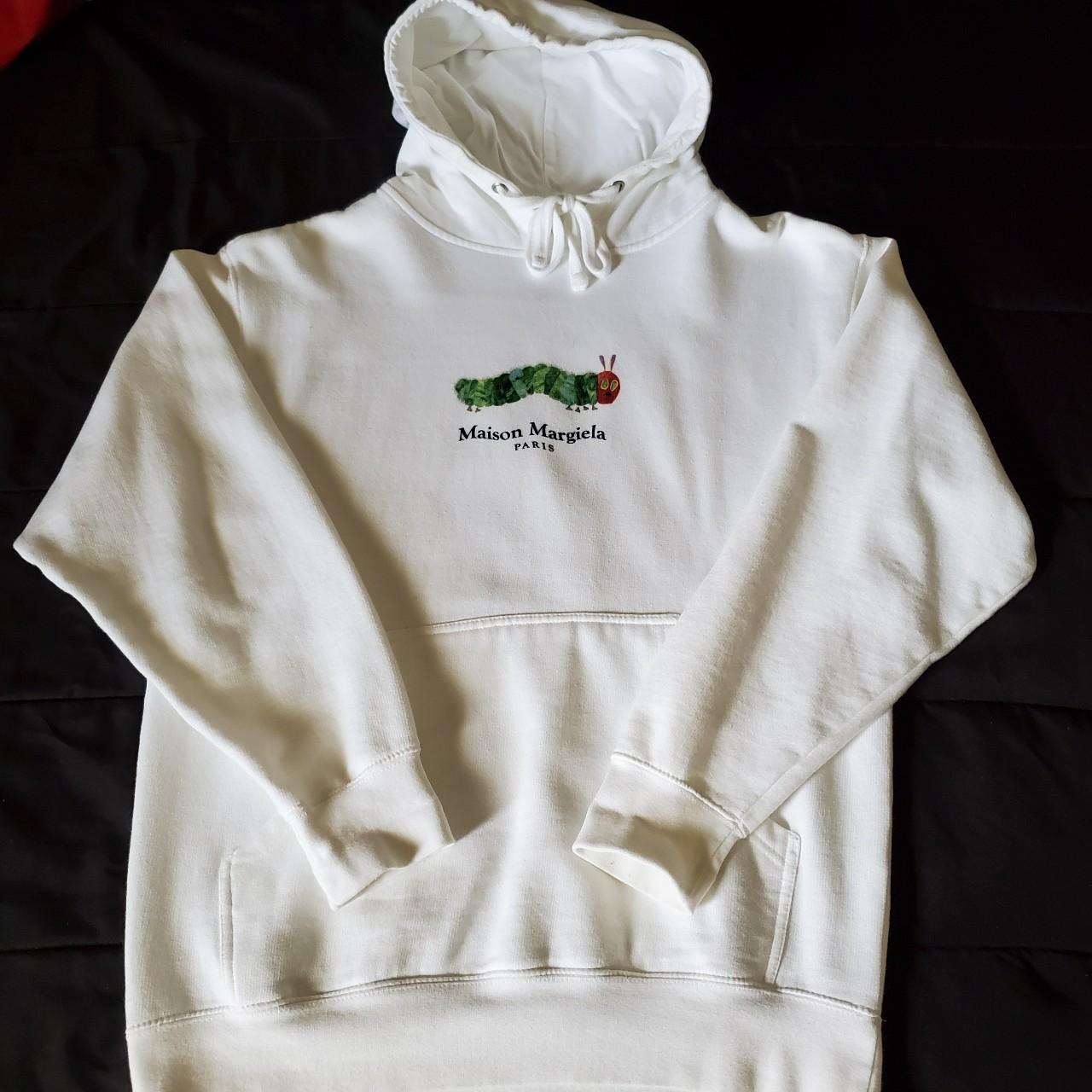 MEGA YACHT CATERPILLAR WHITE HOODIE VERY