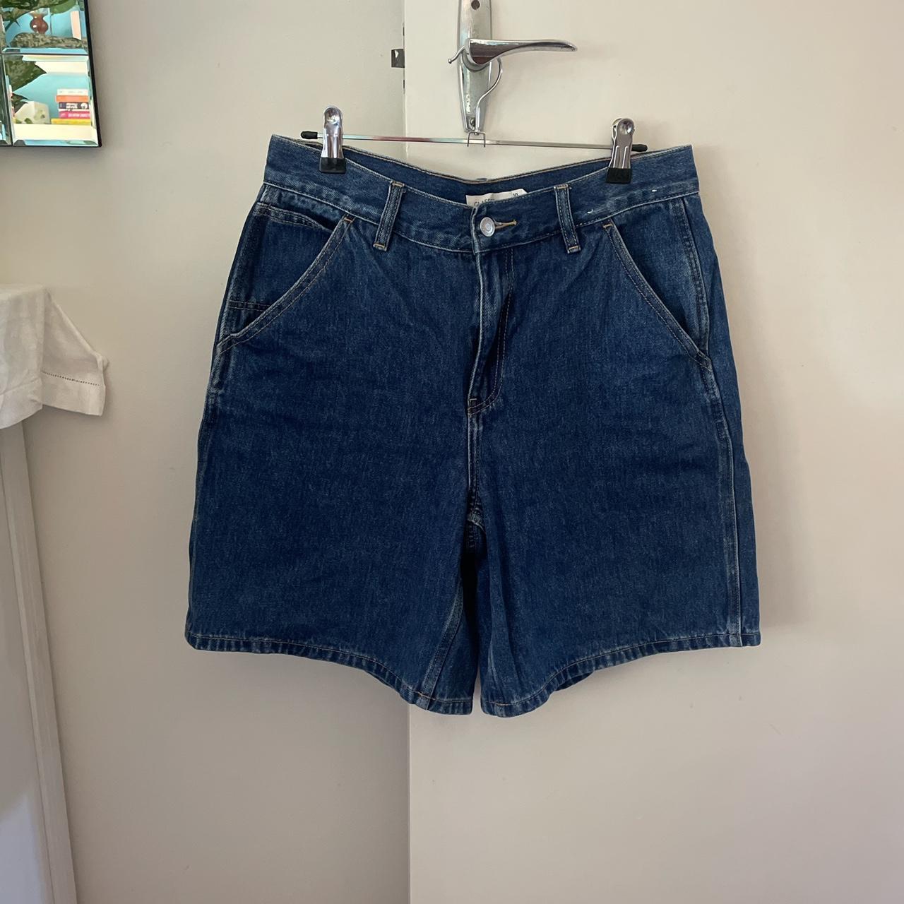 Glassons dark blue denim jorts Only worn once so in... - Depop