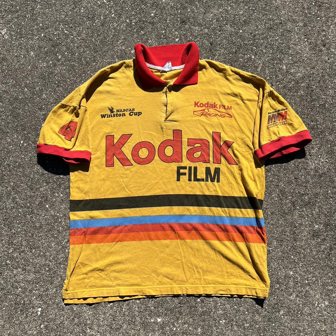 Kodak Men's Yellow and Red Polo-shirts
