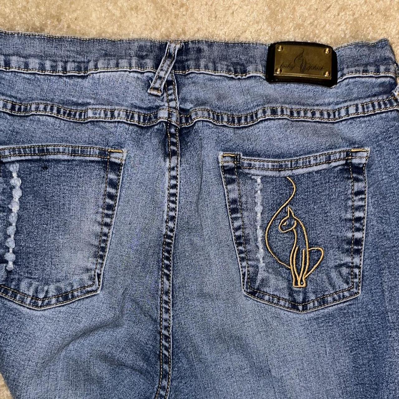 sexy baby phat denim jeans size 16 in women’s. too... - Depop