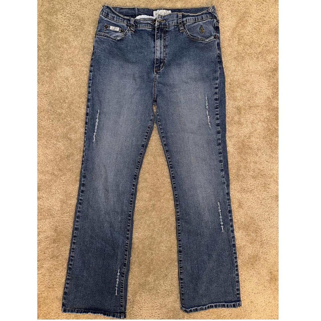 sexy baby phat denim jeans size 16 in women’s. too... - Depop