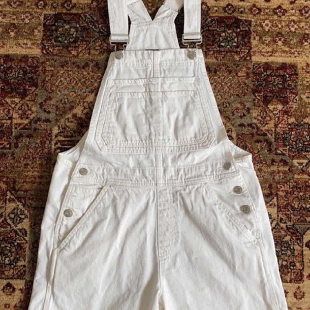 Gap shops white dungarees