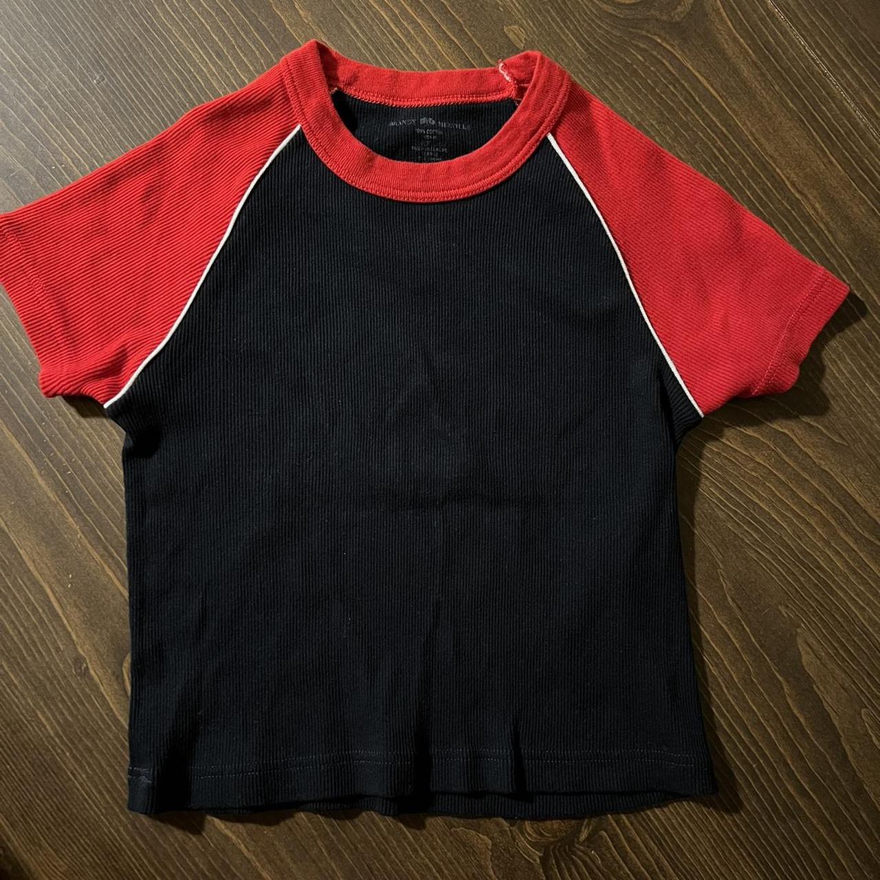 Brandy Melville baby tee size one size Brandy... Depop