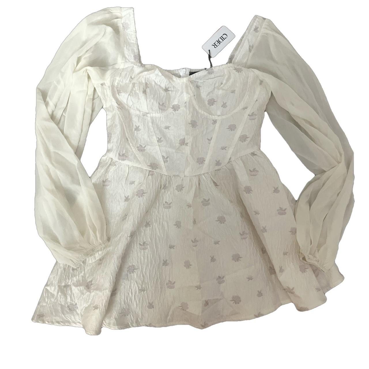stunning babydoll dress from cider 🤍 brand new in a... Depop