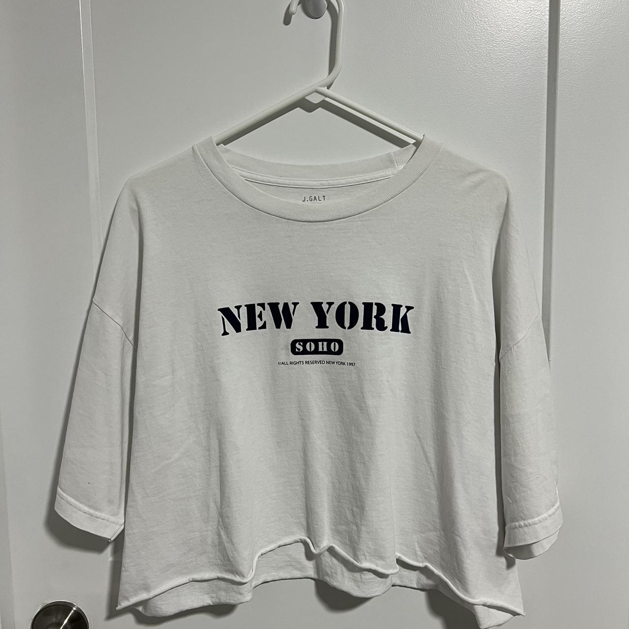 John Galt White New York T-Shirt