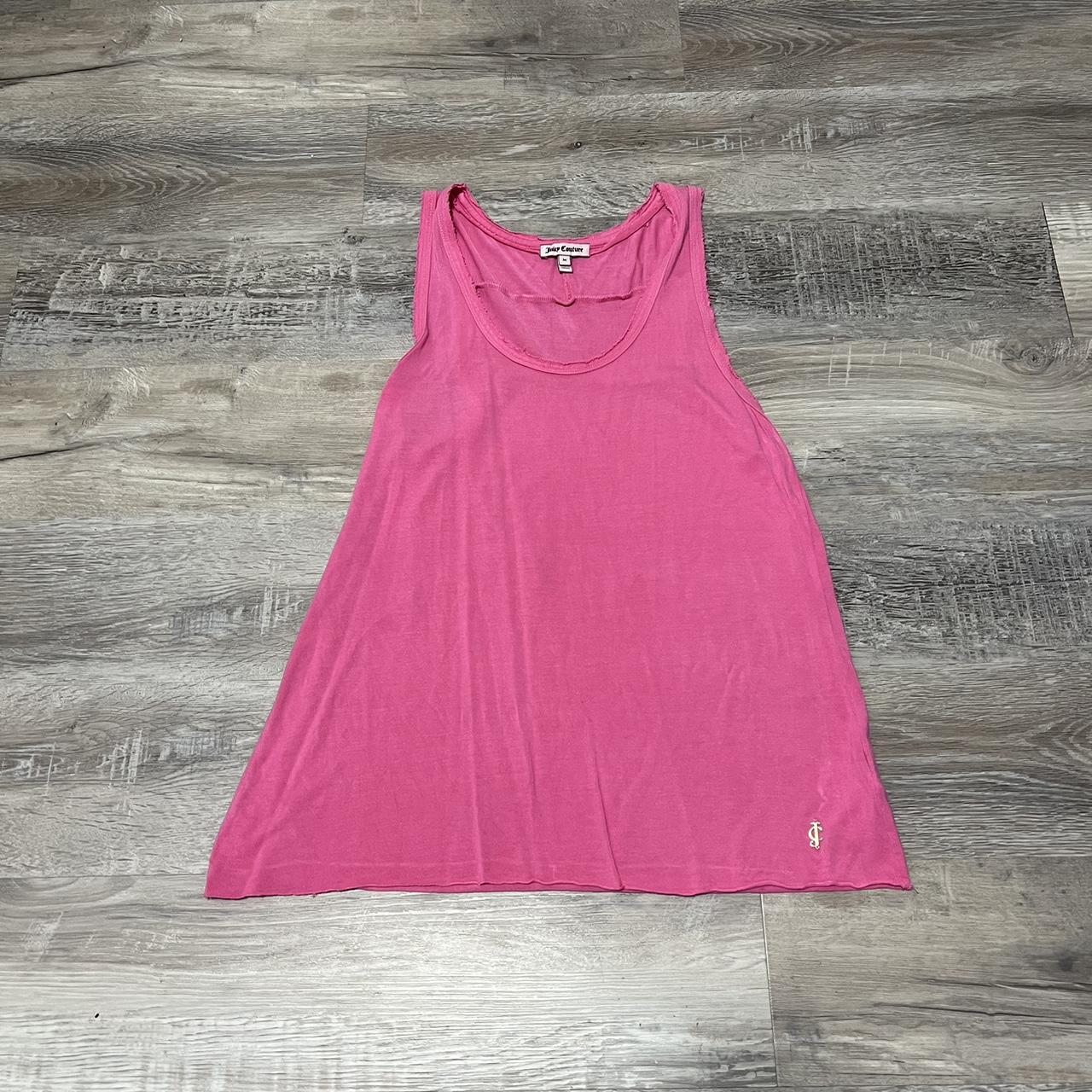 Hot pink Juicy Couture tank top in a size Medium!... - Depop