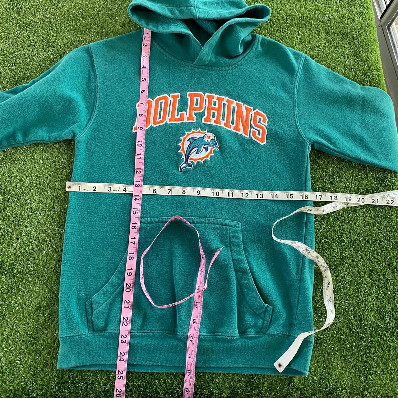 NFL MIAMI DOLPHINS HOODIE Youth size LARGE (10/12) - Depop