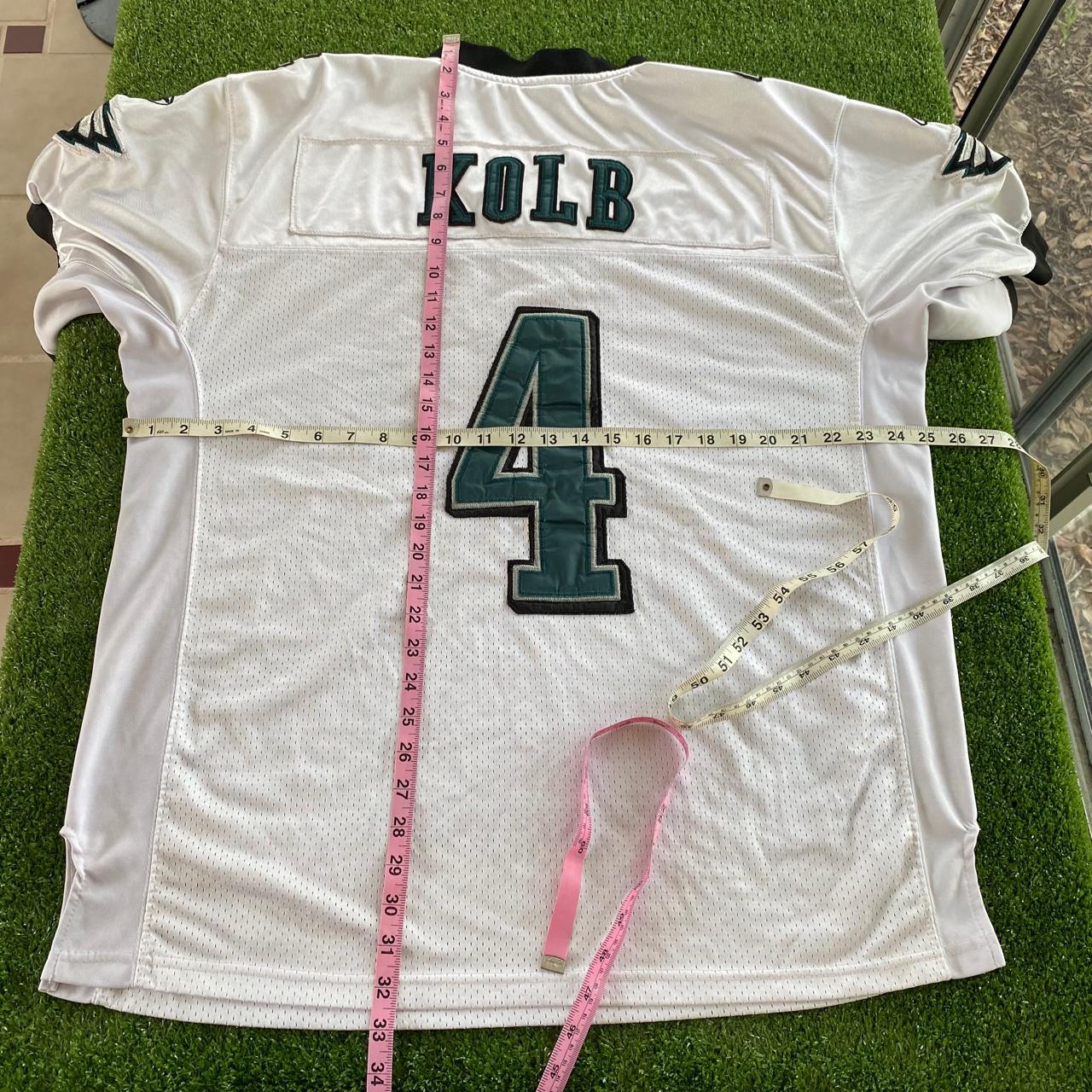 vintage Kevin Kolb 4 Philadelphia Eagles Reebok Jersey XL