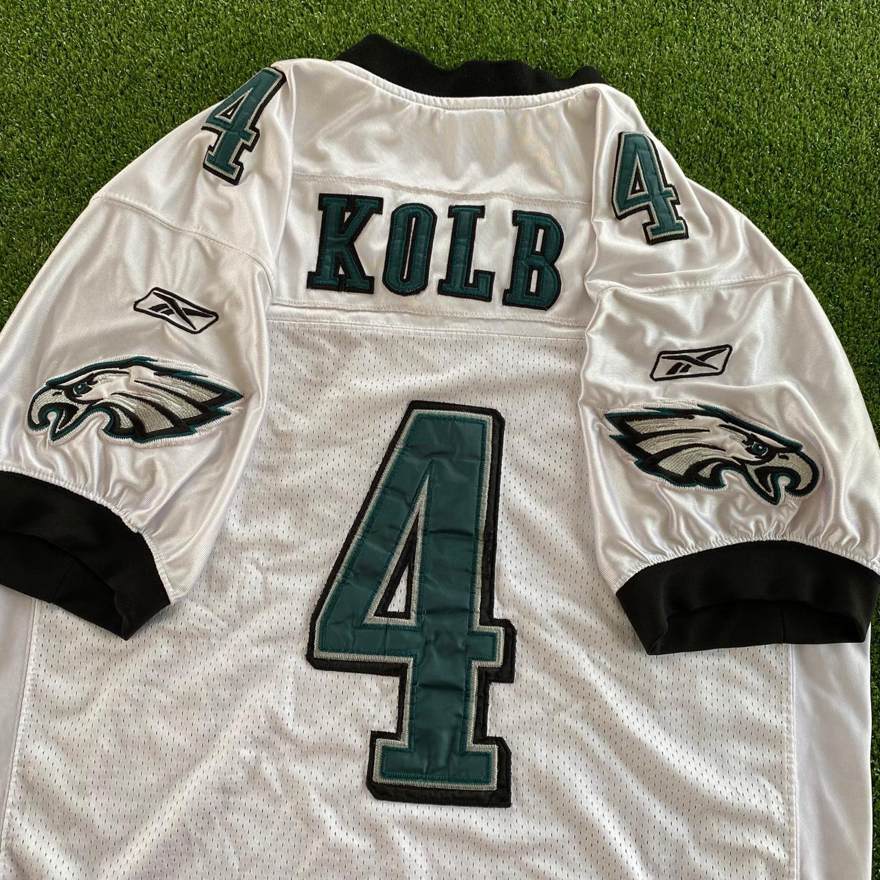 Reebok KEVIN KOLB No. 4 PHILADELPHIA EAGLES On-Field (Size 52) Football  Jersey