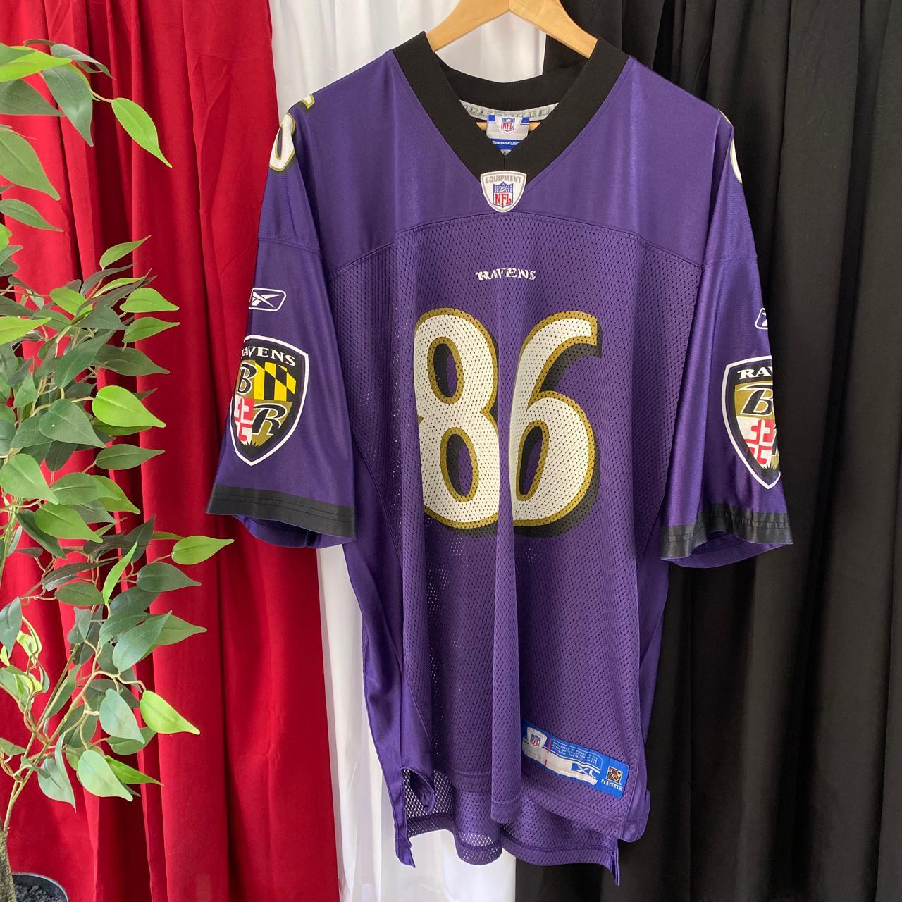 VINTAGE REEBOK TODD HEAP BALTIMORE RAVENS FOOTBALL - Depop