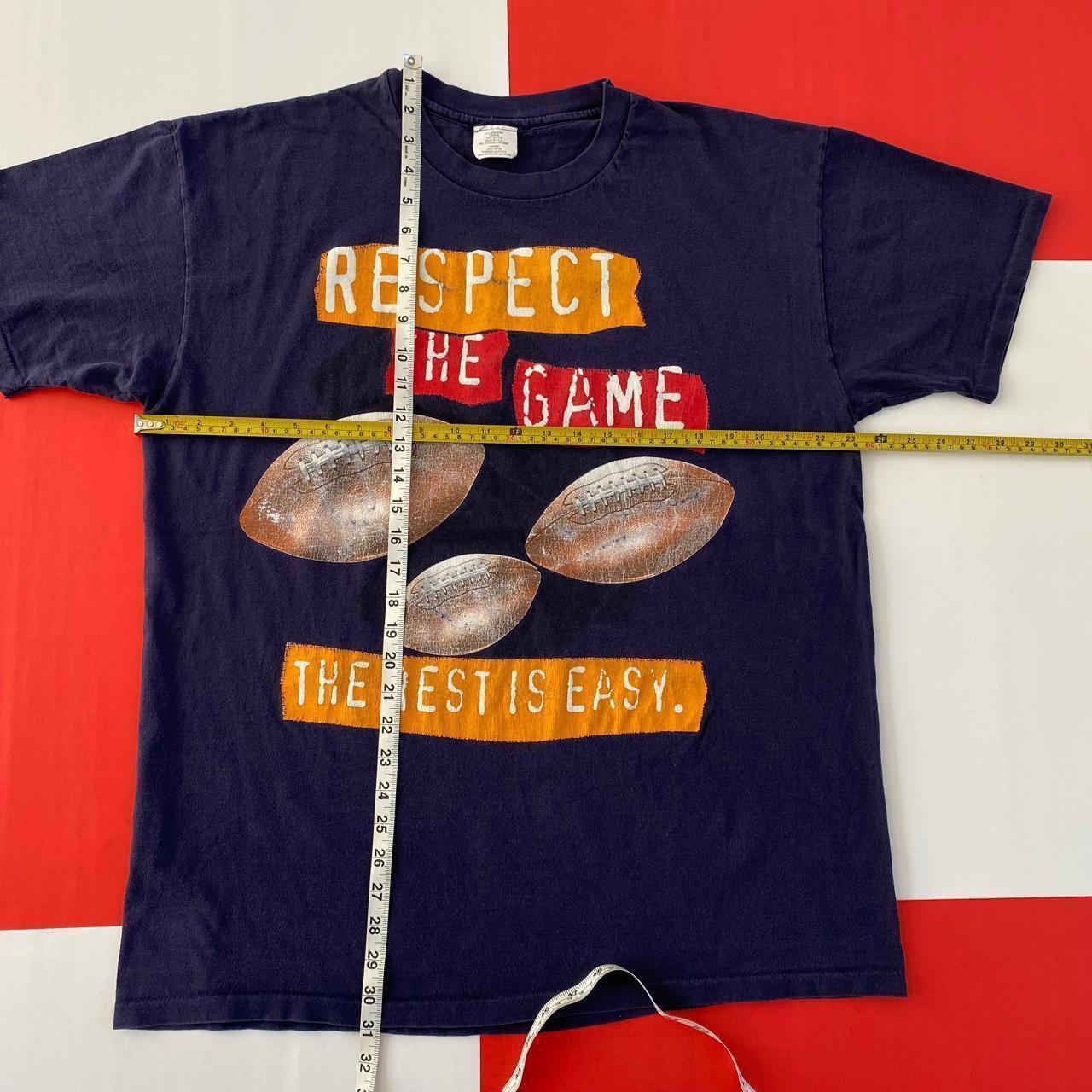 VINTAGE RESPECT THE GAME FOOTBALL TEE, Men’s size...