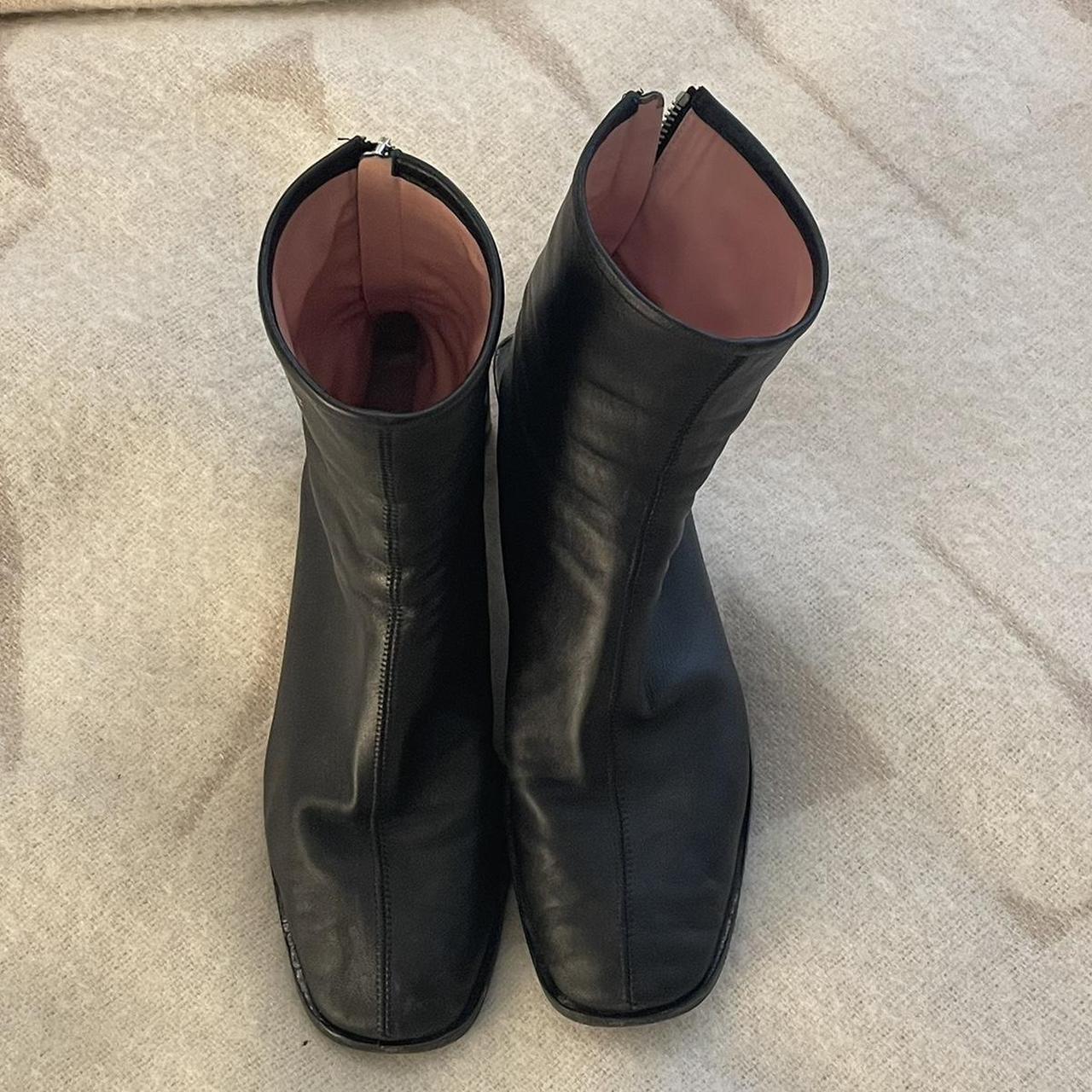 Acne Studios leather boots Perfect for an 8 Worn but... - Depop