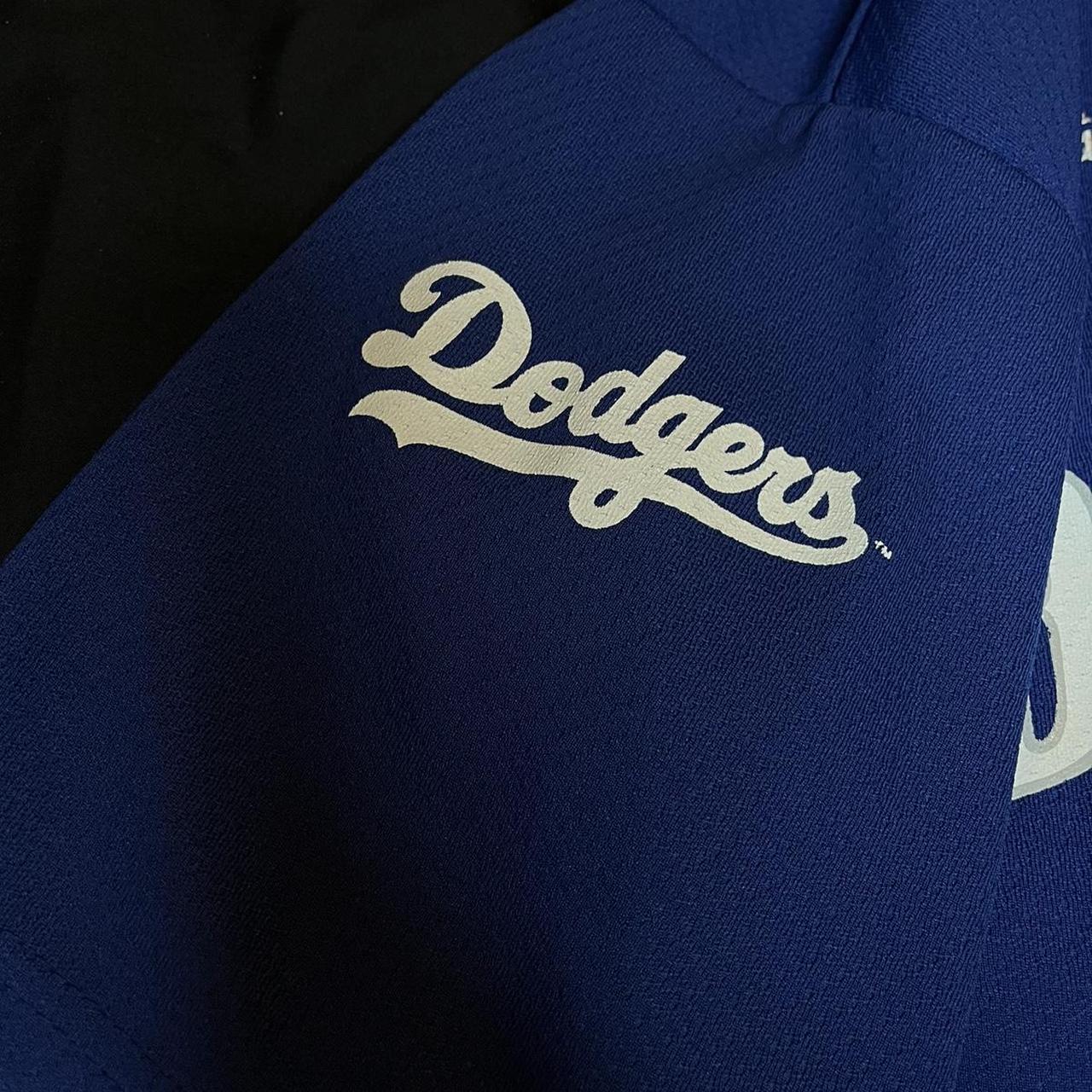 Los Angeles Dodgers Adidas button up Jersey was - Depop