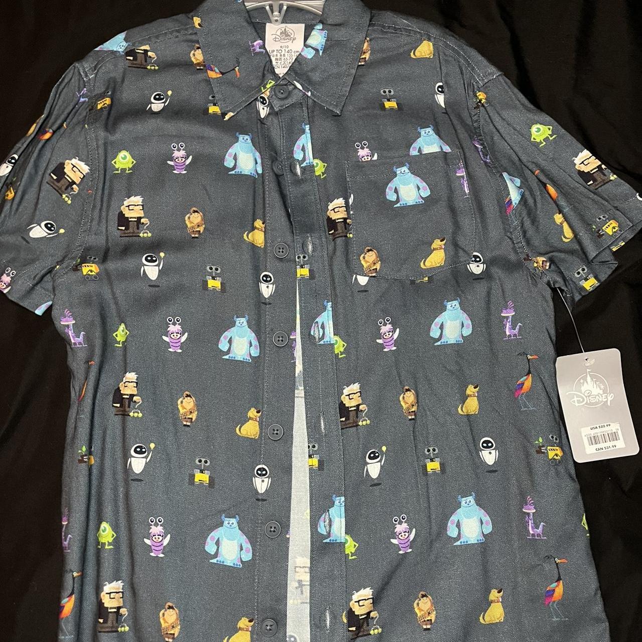 kids disney pixar characters button up top bought. Depop