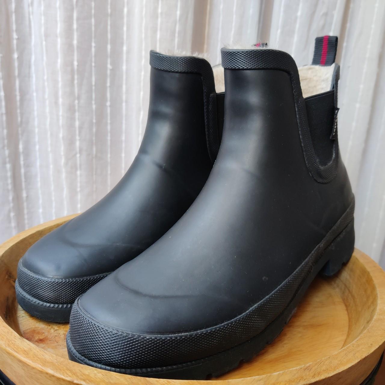 rain boots with fur inside