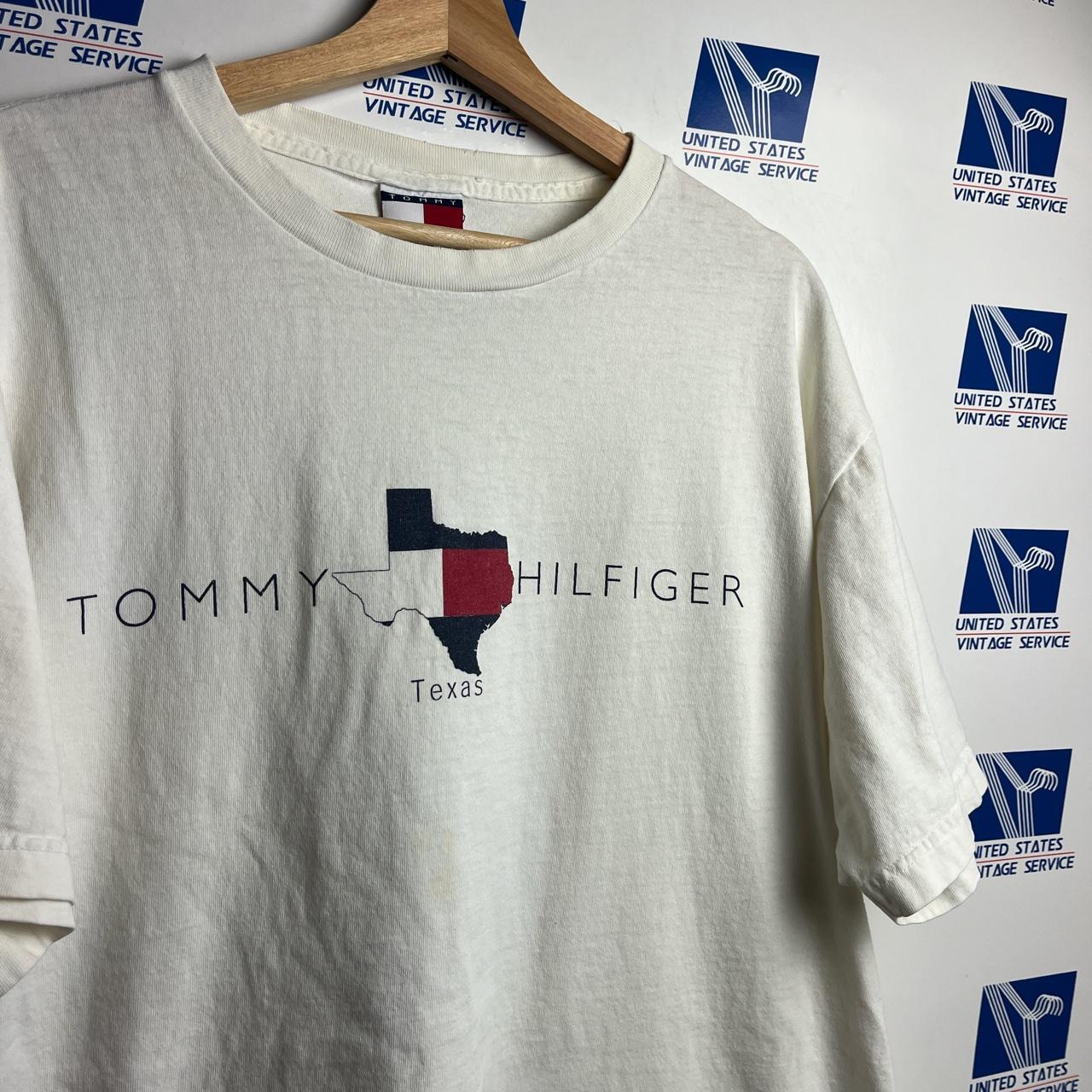Vintage Y2K Tommy Hilfiger Texas Graphic T-shirt.... - Depop