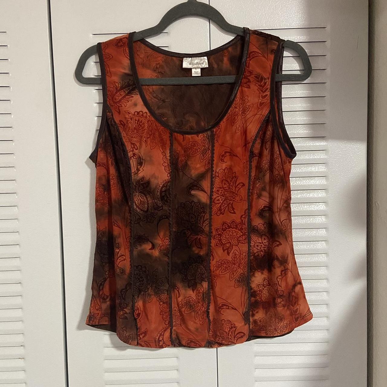 Dressbarn Corset Style Tank Super Flattering Depop