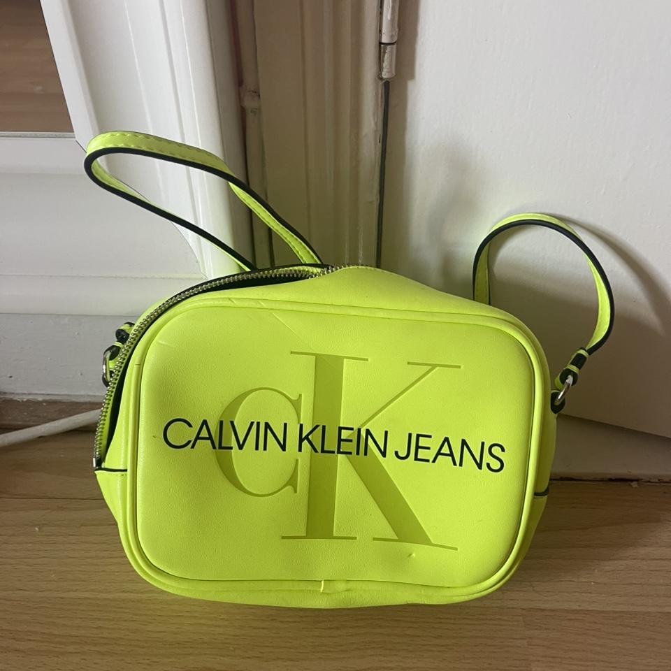 Calvin Klein Hayden Mini Saffiano Leather Crossbody - Depop