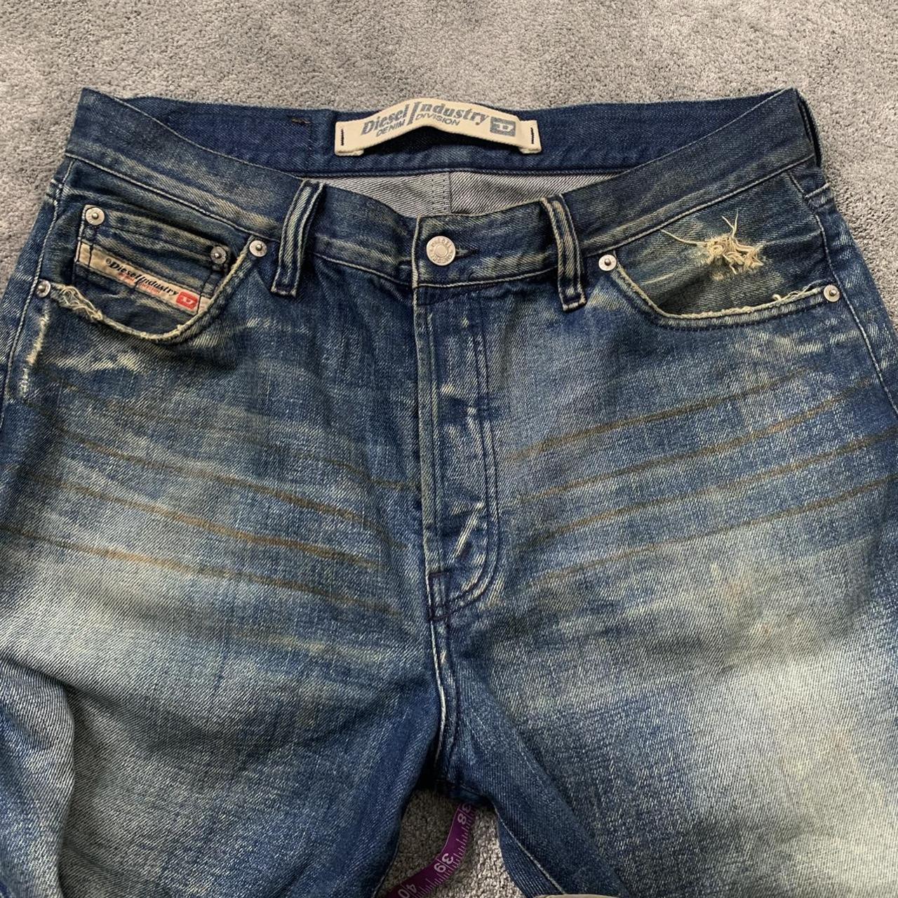 vintage 2000s diesel jeans#N##N#high waisted with a... - Depop