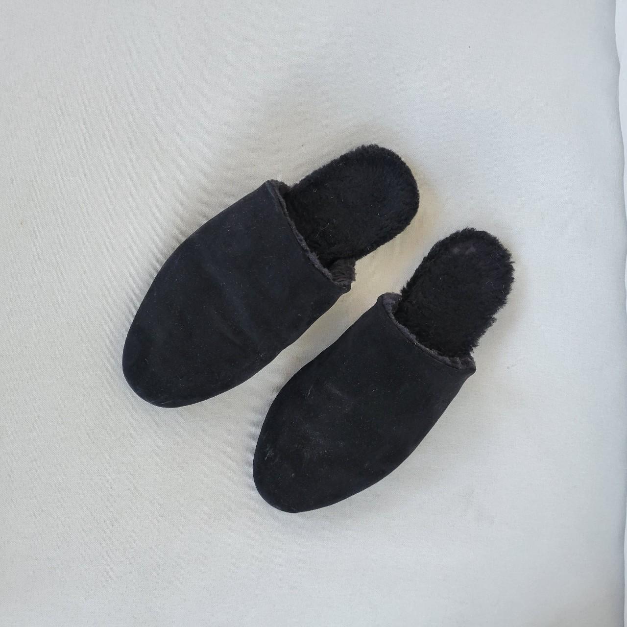 TKees Suede Shearling Mules Size 8 Super warm and... Depop
