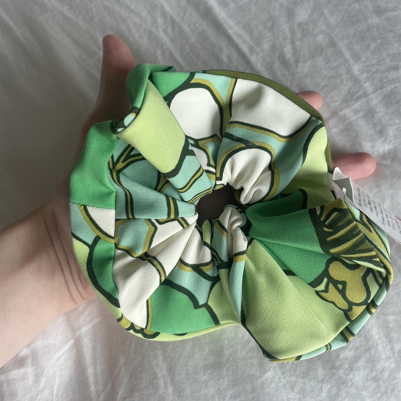 Zara printed scrunchie with tags!! Super cute and... Depop