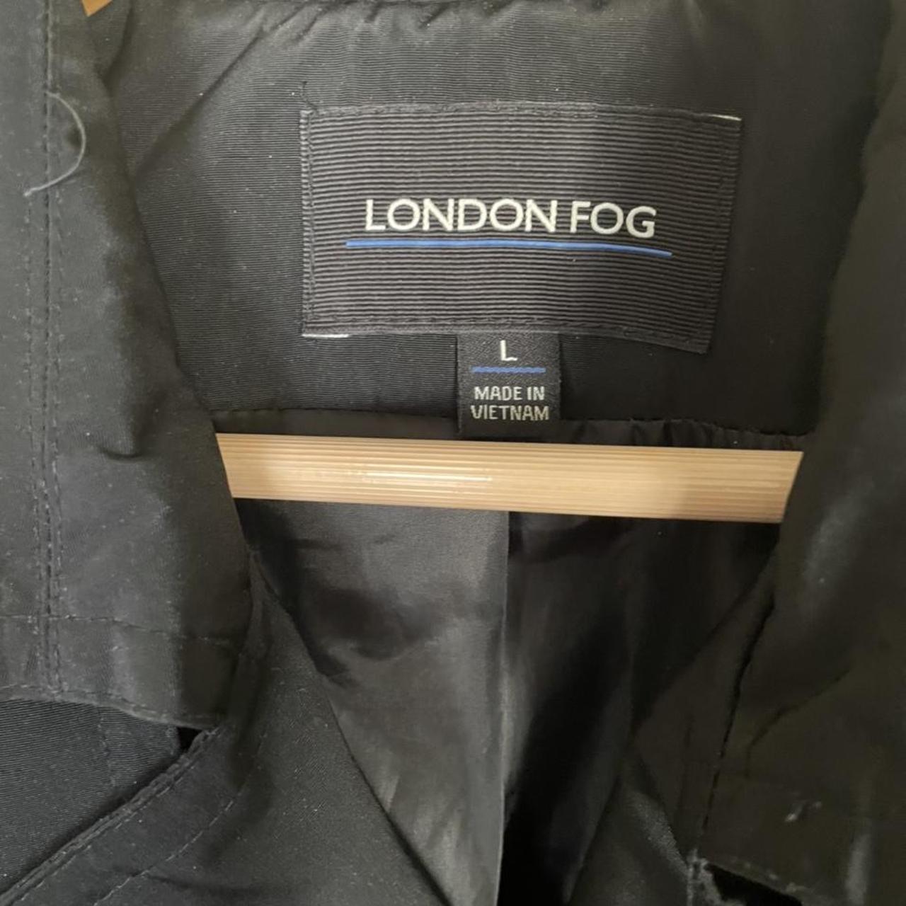 London Fog Women's Black Coat | Depop